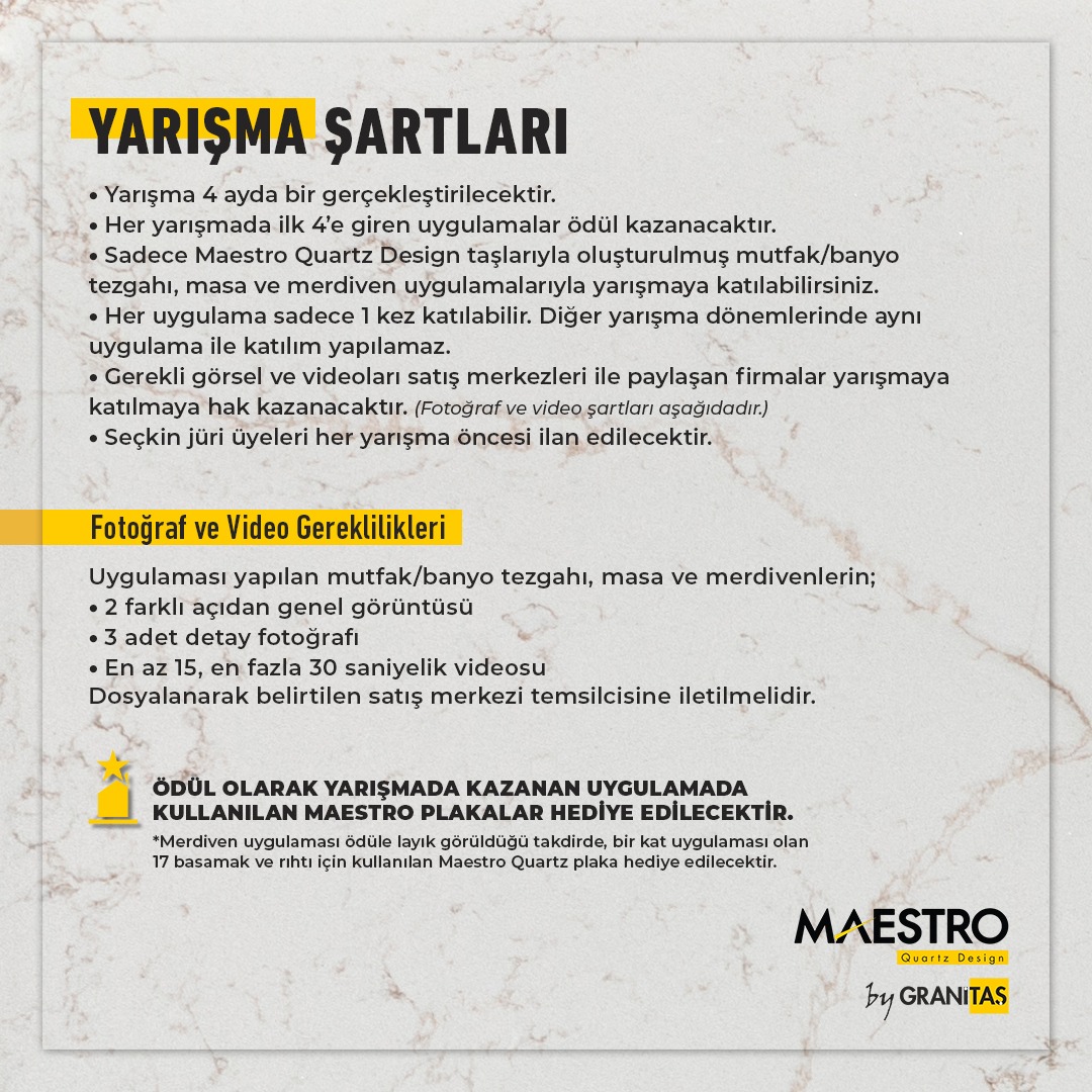Concurați cu Maestro, încununați-vă măiestria